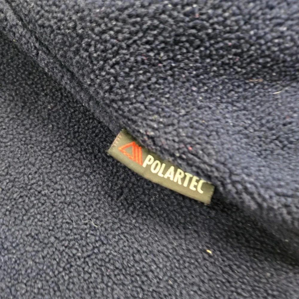 L.L. Bean Men XX Large Tall Beige Fleece Lined Insulated Bomber Jacket PolarTec - Picture 6 of 8
